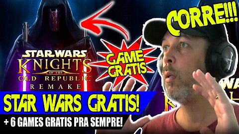 CORRE! Tem STAR WARS de GRAÇA e + 6 GAMES GRATIS novos para RESGATE PERMANENTE! #gamesgratis