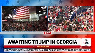 President Trump and JD Vance Takes the Stage at the Rally in Atlanta - 8/3/24