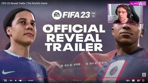 REAGINDO AO TRAILER DE REVELAÇÃO DO FIFA 23 | Trailer de anúncio do FIFA 23 | O Jogo de Todo Mundo