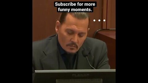 Funny moments from Johnny depp trial #shorts