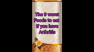 The 9worst foods to eat if you have arthritis