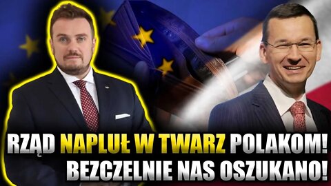 Rząd NAPLUŁ W TWARZ Polakom! B. Bocheńczak: Bezczelnie nas OSZUKANO! Zostaliśmy SPRZEDANI