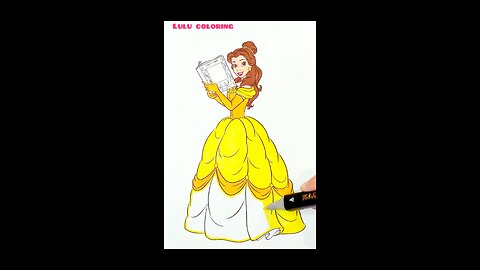 Disney princess Belle/ coloring book