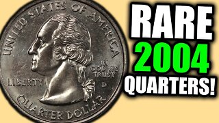 These 2004 STATE QUARTERS are WORTH A LOT MORE MONEY Than Their FACE VALUE!!