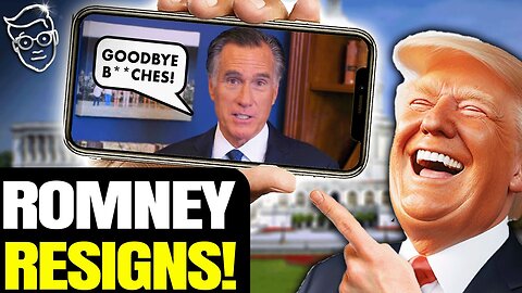 BREAKING: Mitt Romney RESIGNS in Disgrace | McConnell Next?! 🚨