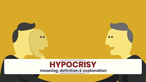 What is HYPOCRISY?