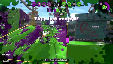 Splatoon2 dancing in the zone