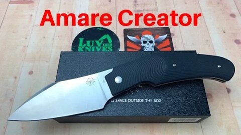 Amare Creator slip joint knife / Includes Disassembly/ TASHI BHARUCHA design