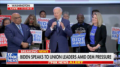 Biden Reveals What 'They' Warned Him Not To Do At AFL-CIO Event, Reporters Are Tossed, Feed Cuts Out