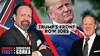 Trump's Front Row Joes. Sean Spicer with Sebastian Gorka on AMERICA First