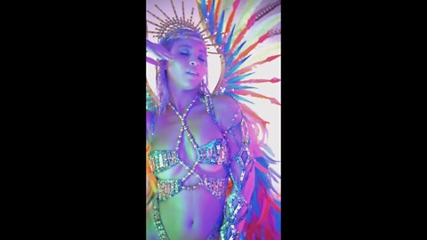 Model "marieange bovell" in latest rio de janeiro carnival costume