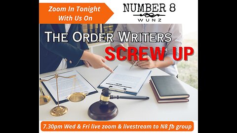 Ep 61 N8 12th Jul 23 - The Order Writers Screw Up