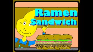 A Delicious Ramen Sandwich