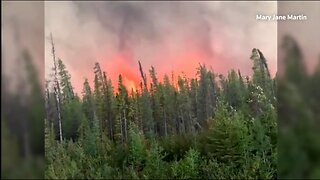 Wildfires or Arson Fires Rage in Canada's Northwest Territories - HaloRock