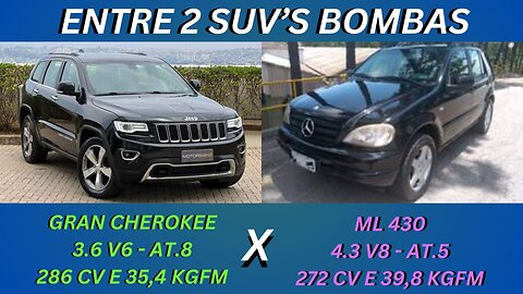 ENTRE 2 CARROS - JEEP GRAN CHEROKEE X MERCEDES ML 430 - COMPREÇO DE PEÇAS ASTRONOMICO