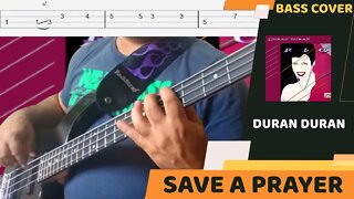 Duran Duran - Save A Prayer - Bass Cover & Tabs