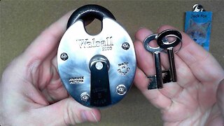 [75] Walsall 2000 5 Lever Padlock Picked Open Partially Gutted
