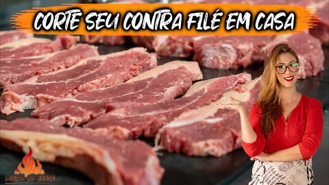 COMO CORTAR CONTRA FILÉ EM CASA