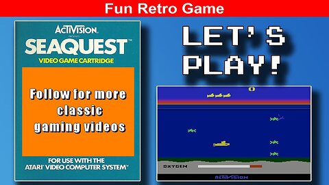 Monday playing Atari 2600 - Sea Quest Game #gaming #retrogaming #dudivulga