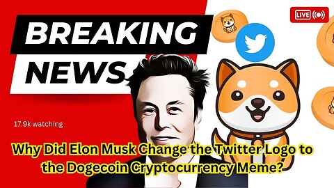 Why Did Elon Musk Change the Twitter Logo to the Dogecoin Cryptocurrency Meme?