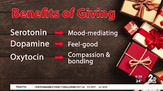 Health benefits of gift giving