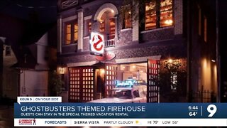 Ghostbusters themed firehouse