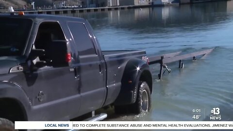 New launch ramp allows boat access at Lake Mead's Callville Bay despite low water levels
