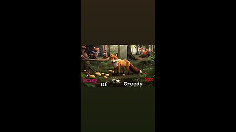 The story of the greedy fox !!