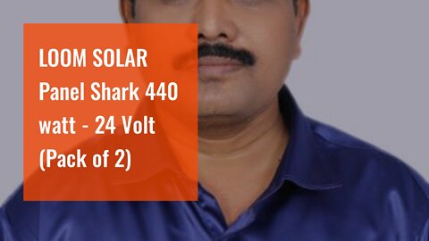 LOOM SOLAR Panel Shark 440 watt - 24 Volt (Pack of 2)