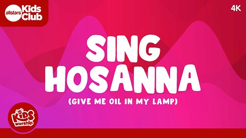 Give Me Oil in my Lamp - Sing Hosanna! | Kids Worship 🎵 Bible Songs for #Kids #christian #god #jesus