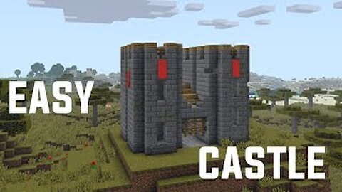 How to easily build a small castle in Minecraft (tutorial)