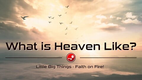 WHAT IS HEAVEN LIKE? – Noticing Daily Glimpses of Eternity – Daily Devotions – Little Big Things