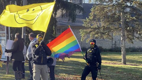 Proud Boys, Patriot Front & Others Protest Drag Storytime in Columbus