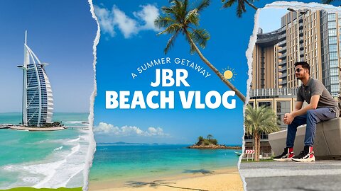 The Most Popular Beach 🏖️ in 🇦🇪 DUBAI || Jumeirah Beach Dubai UAE || JBR [ 4K ] Walking Tour
