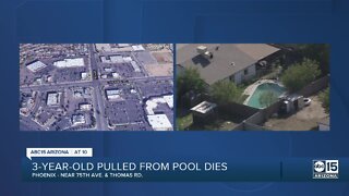 3-year-old girl dies after being pulled from pool in Phoenix