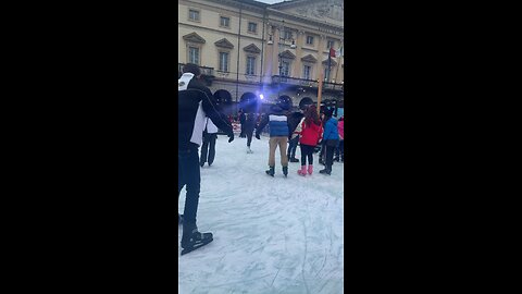 Aosta 🇮🇹Italia Video camminando sulla neve