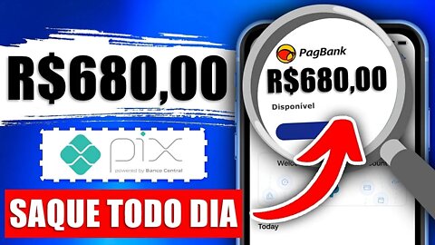 SAQUE TODO DIA R$680 Com Esse CÓDIGO SECRETO de PIX [Baixou, Ganhou NA HORA] Ganhar Dinheiro Online