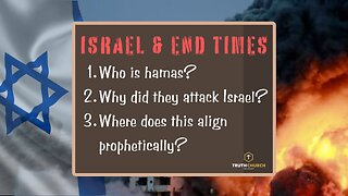 Israel & End Times Prophecy Update