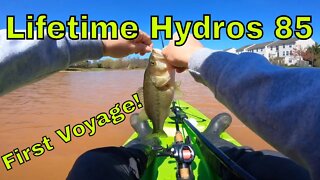 Hydros 85 Fishing Kayak first time out