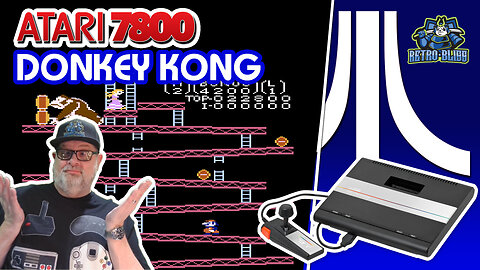 Let's Play DONKEY KONG – An ATARI 7800 Game!