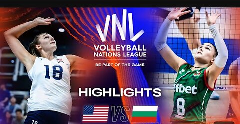 🇺🇸 USA vs. 🇧🇬 BUL - Highlights Week 3 | Women's VNL 2023 Volleyball World