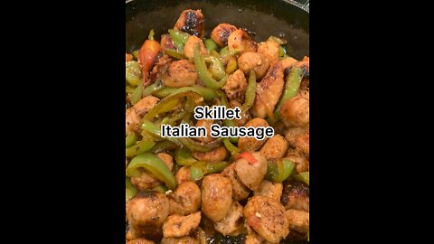 Skillet Italian sausage and peppers