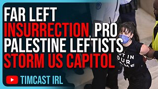 FAR LEFT INSURRECTION, Pro Palestine Leftists STORM US CAPITOL, PROVING Corrupt DOJ