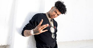 Blueface Performs The Barbie Remix Song Standing On a Soulja Boy Plaque 😩