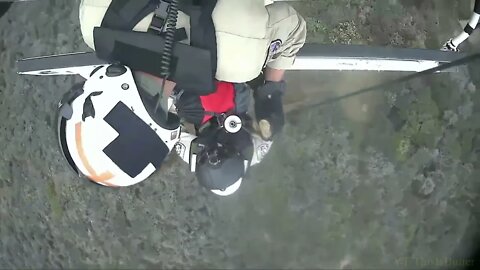 Hiker rescued who was stuck mid slope near the Golden Gate Bridge