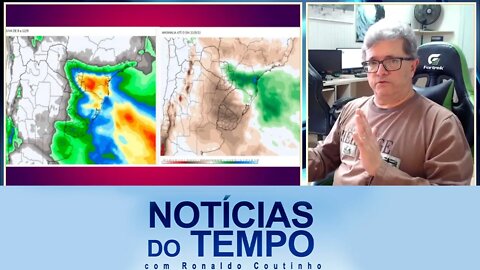 Meteorologia indica nova frente fria com chuva e onda de frio Sul.