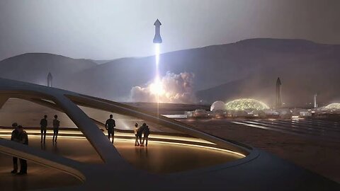 Sci Fi happening in real life. The starship launch should be happening fairly soon | MARS Colonising