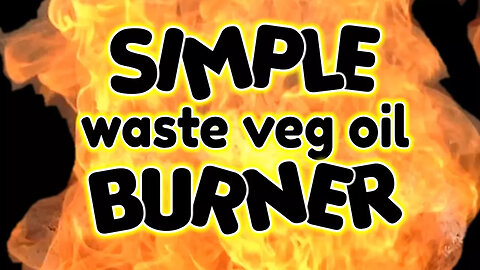 Simple easy build DIY waste oil burner - by VOGMAN