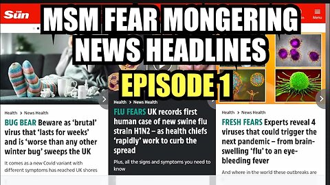 BRITISH TABLOID FEAR MONGERING NEWS HEADLINES | Episode 1