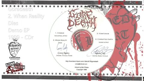 Goredeath - 1999 Untitled Promo EP - 2. When Reality Dies. Detroit, Michigan Christian Death Metal.